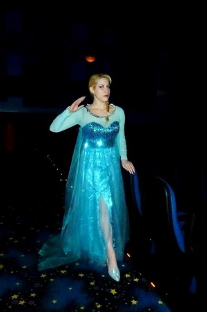 TAKE ONE: "Lego" Challenges "Frozen" at Boxoffice; WEEKEND FIRST MOVIE TIMES, CHANGES No Spring unless she gets an Oscar. That's the word from "Elsa" in Disney's "Frozen." (The photo shows Elsa Littlepage, professional cosplayer, casting that spell.)